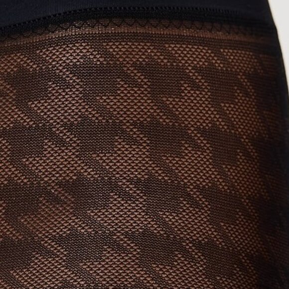 #1494 Commando Houndstooth Pattern Tights - Picture 4 of 4